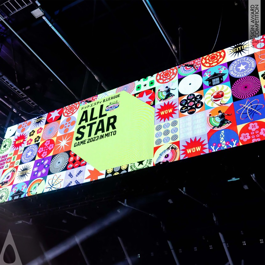 Masaki Oshiro and Taro Nishimaki's B. League All-Star Game 2023 Op Art