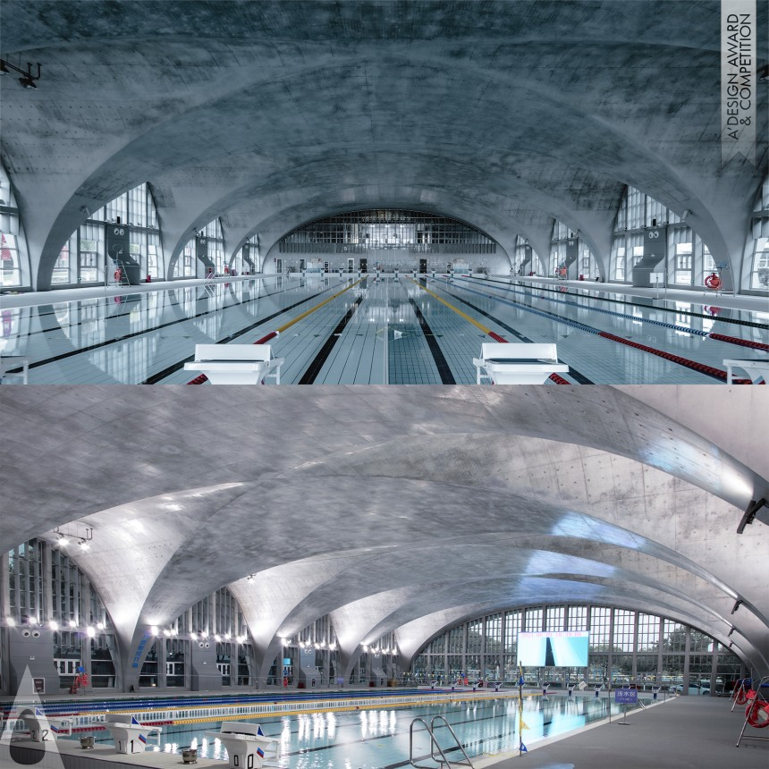 Natatorium of Southeast University - Silver Architecture, Building and Structure Design Award Winner