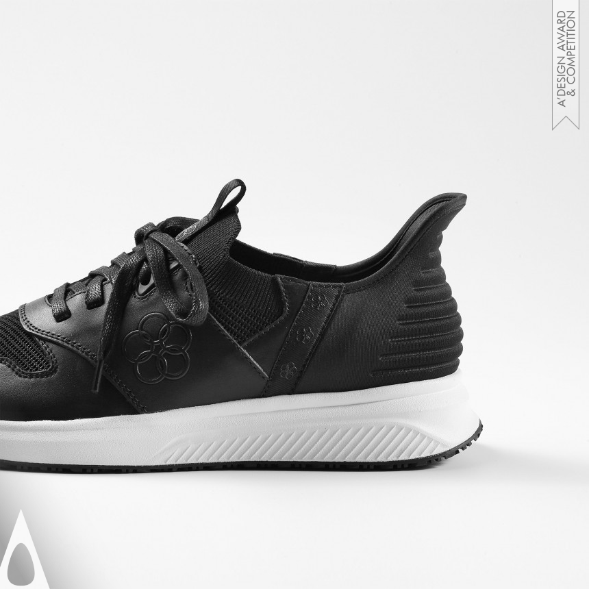 Silver Footwear, Shoes and Boots Design Award Winner 2024 Wuhuan M809bk Walking Sneakers 