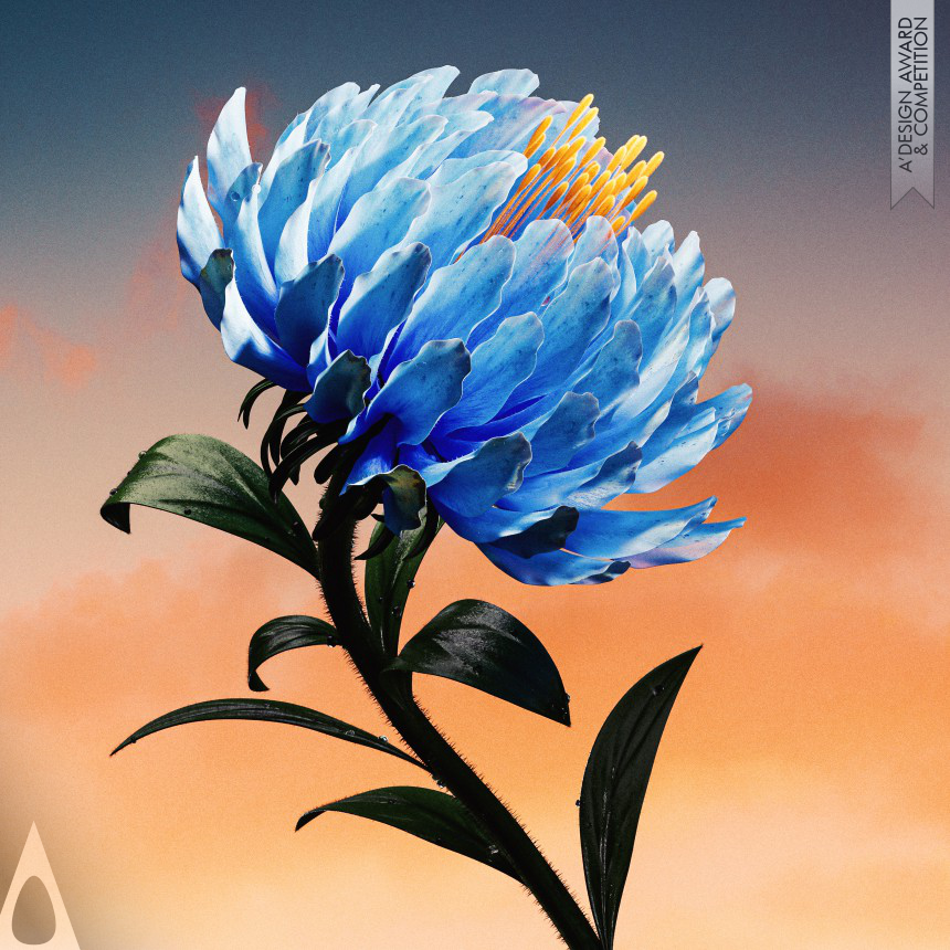 Procedural Flowers Digital Illustration