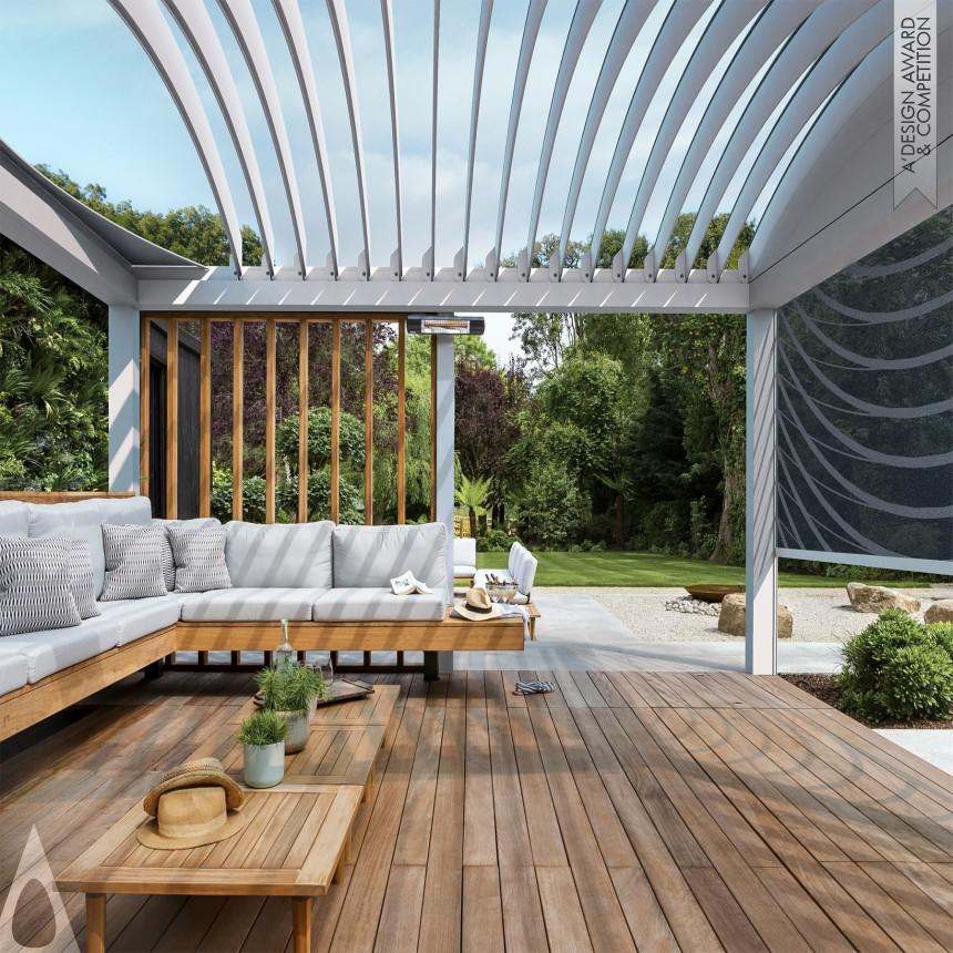 Silver Sustainable Products, Projects and Green Design Award Winner 2024 Arc Bioclimatic Pergola 