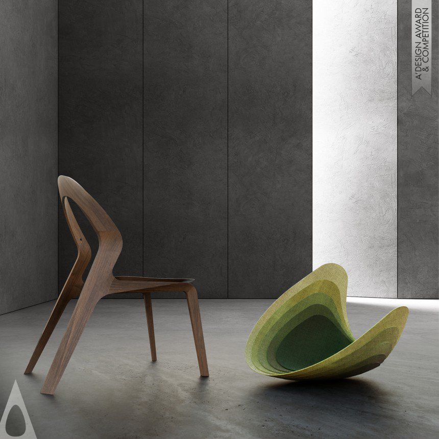 Silver Furniture Design Award Winner 2024 Stagione Transformative Chair 