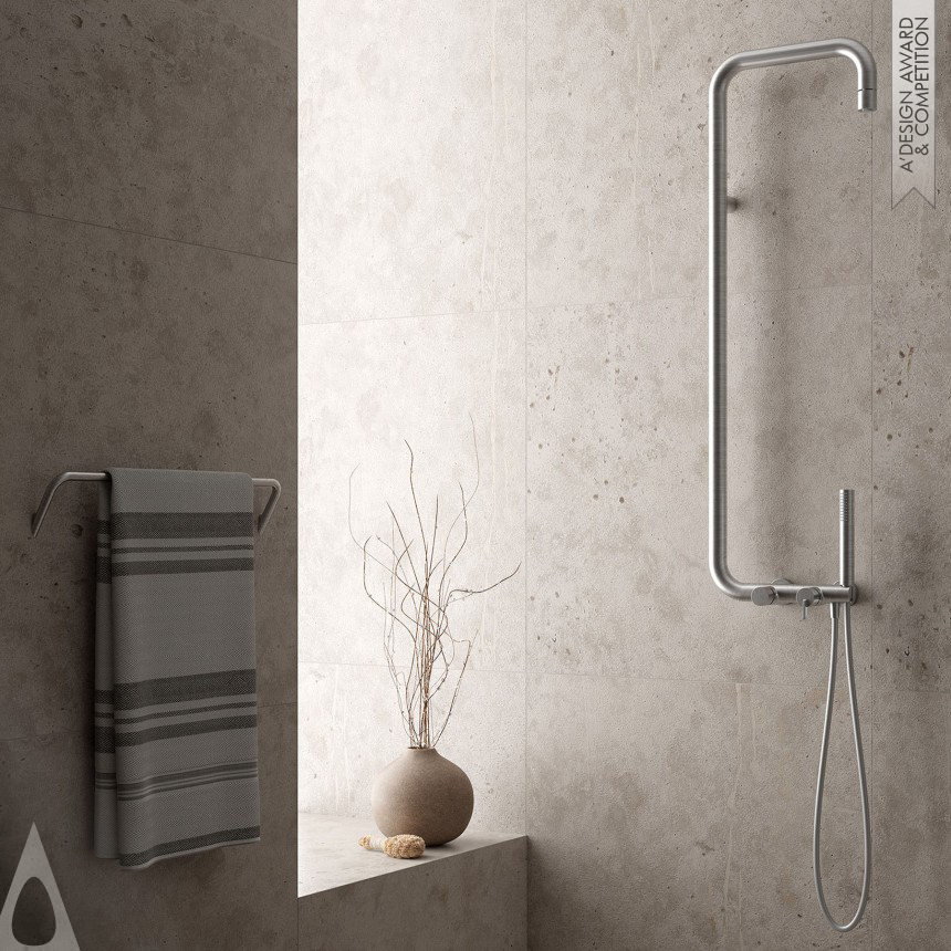 Silver Bathroom Furniture and Sanitary Ware Design Award Winner 2024 Silia Bathroom Fittings Collection 
