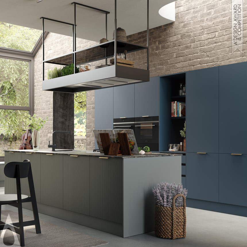 Silver Kitchen Furniture, Equipment and Fixtures Design Award Winner 2024 Seta Kitchen Design 