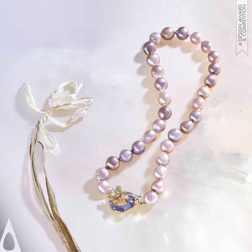 Purple Lily Pearl designed by Binying Xu