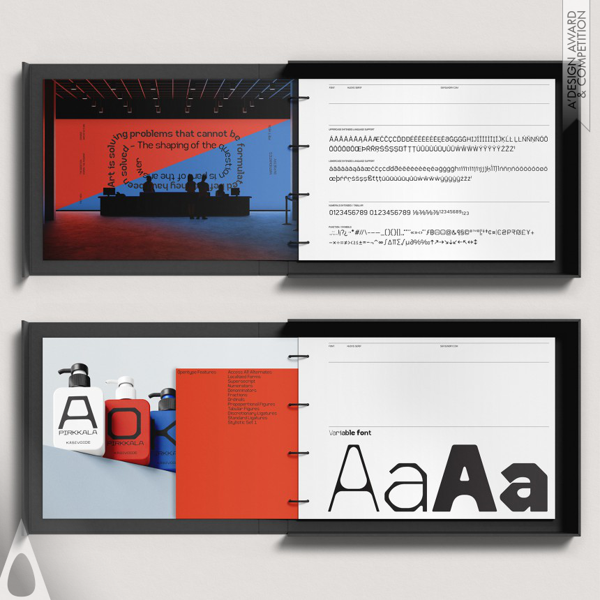 Hupla Typeface  - Silver Graphics, Illustration and Visual Communication Design Award Winner