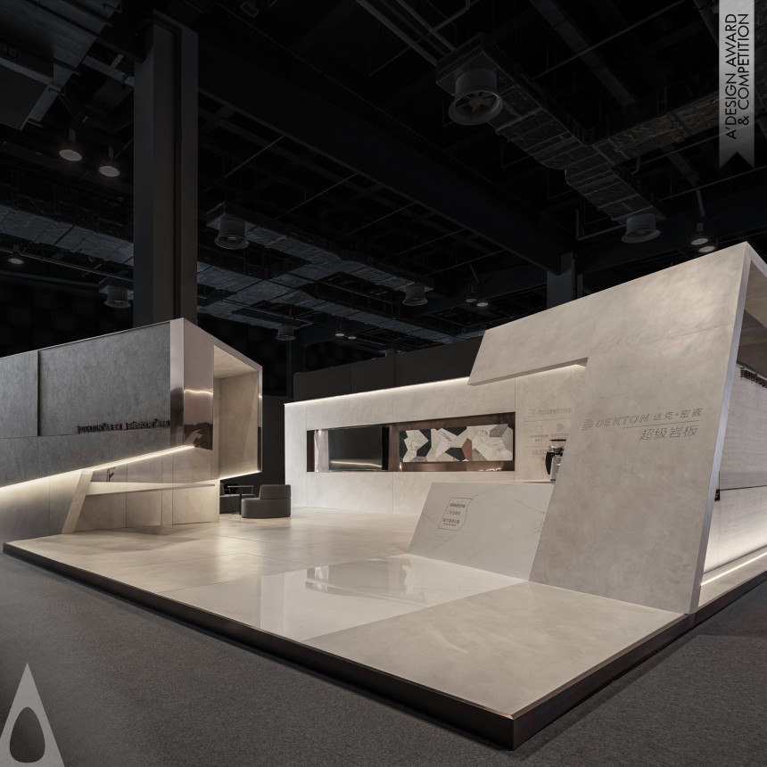 Silver Trade Show Architecture, Interiors, and Exhibit Design Award Winner 2024 Dekton and Cosentino Pavilion Exhibition 