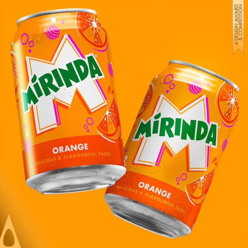 Mirinda Global Refresh designed by PepsiCo Design and Innovation