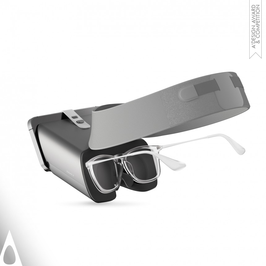 Silver Wearable Technologies Design Award Winner 2024 Holokit X Mixed Reality Headset For Phones 