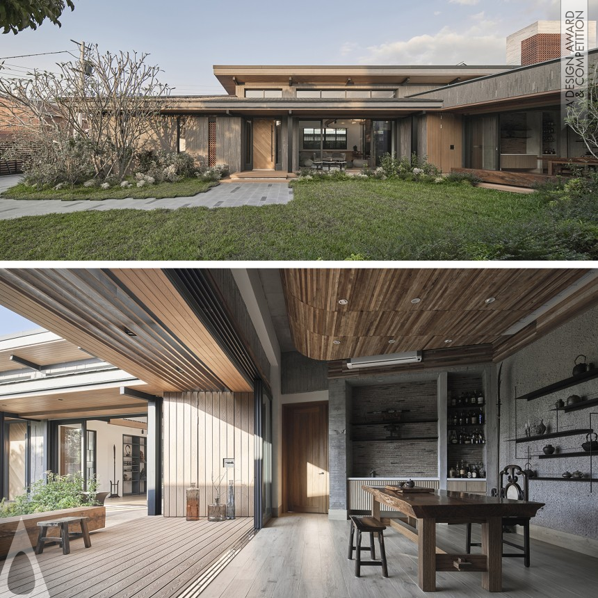 Lin's Courtyard House designed by Kevin Yang