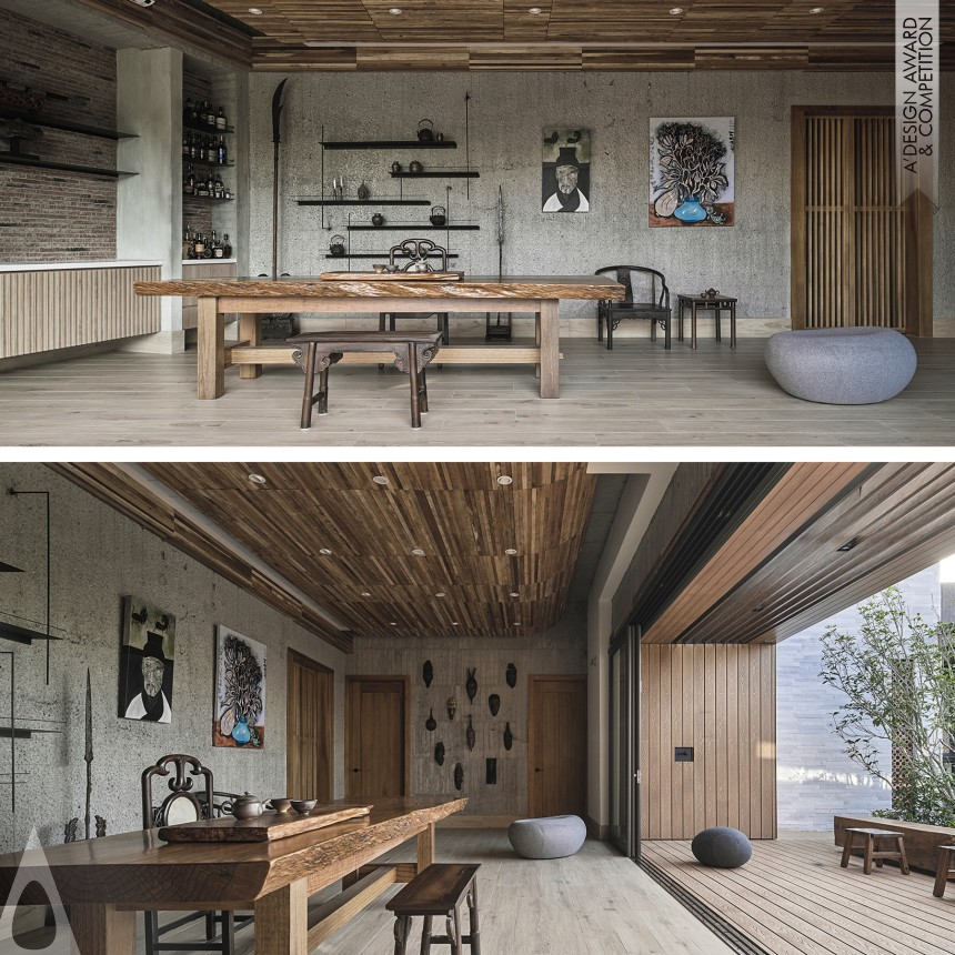 Lin's Courtyard House - Bronze Interior Space and Exhibition Design Award Winner