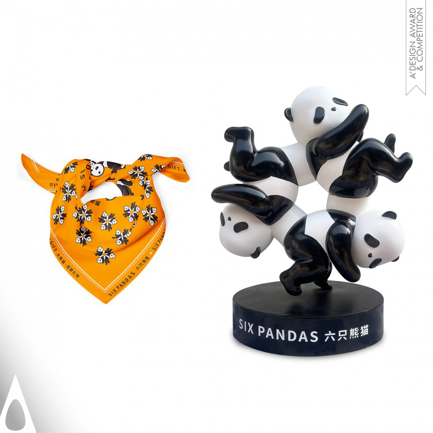 Six Pandas - Silver Giftware Design Award Winner