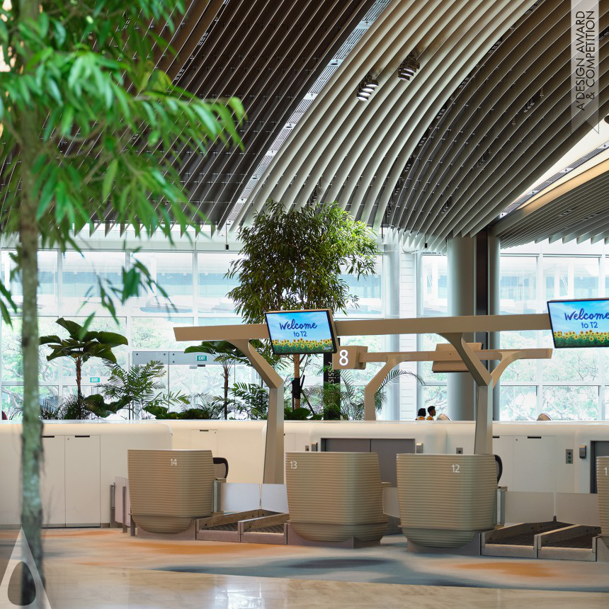 Platinum Interior Space and Exhibition Design Award Winner 2024 Changi Terminal 2 New Airport Langage 