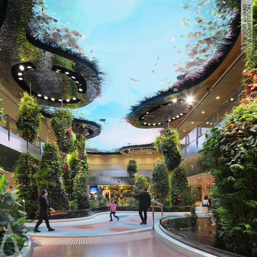 Boiffils Architectures's Changi Terminal 2 New Airport Langage