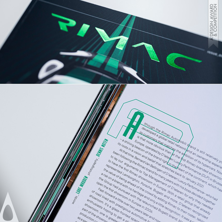 Rimac Magazine Issue 03 designed by Luka Balic