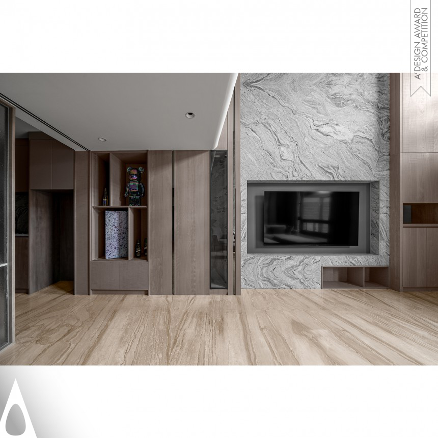 Iron Interior Space and Exhibition Design Award Winner 2024 Stone Rhyme Residence 