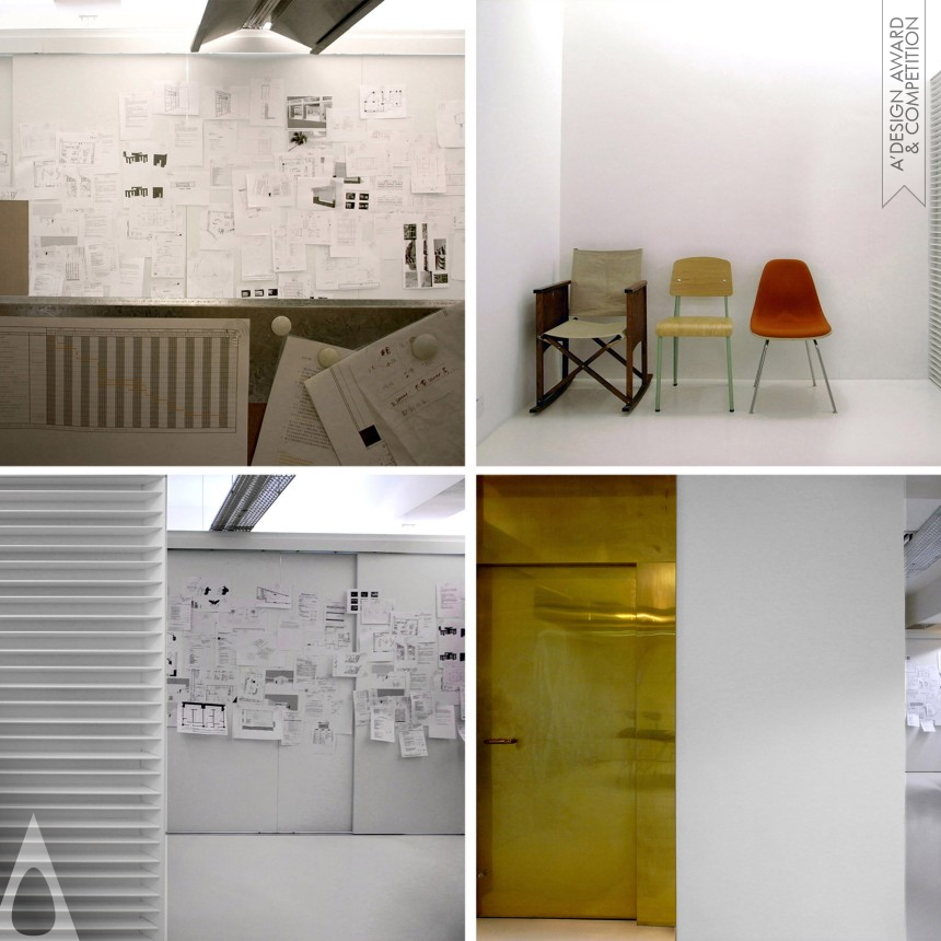 Lam Wai Ming's White Paper Office of An Interior Design Firm