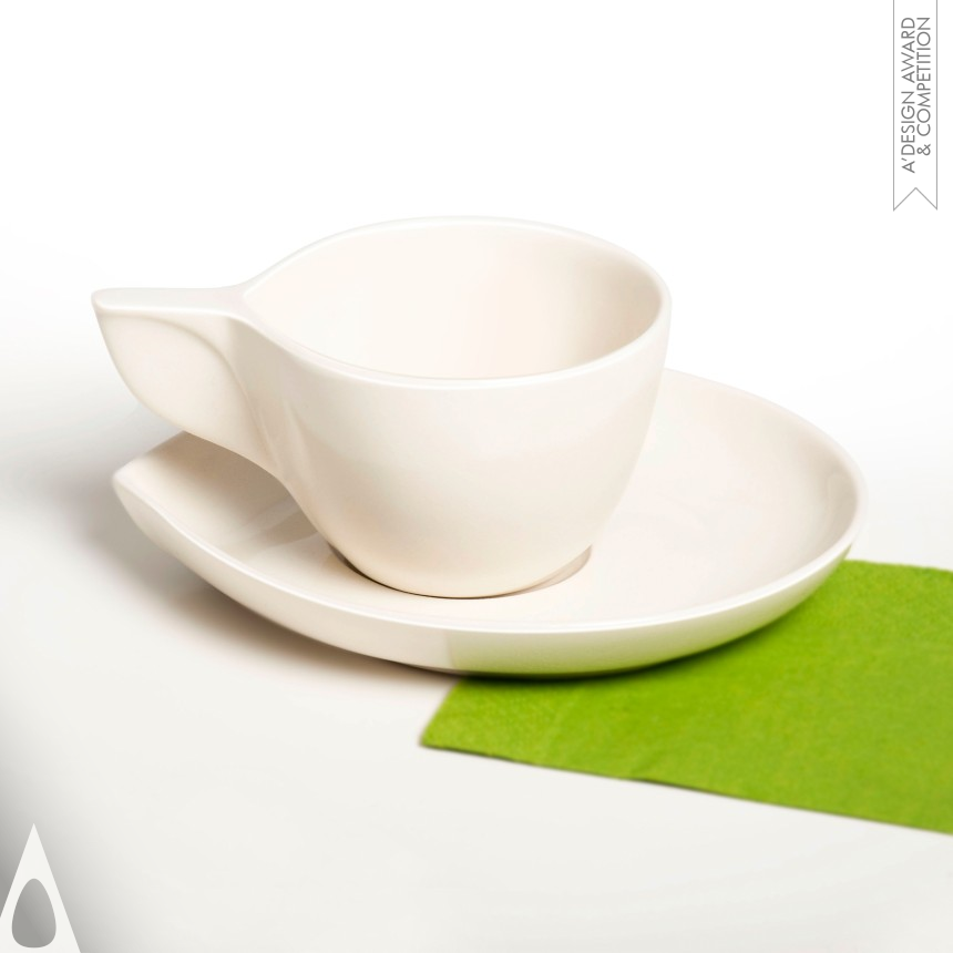 Silver Bakeware, Tableware, Drinkware and Cookware Design Award Winner 2011 Cappuccino set Porcelain cup and saucer 