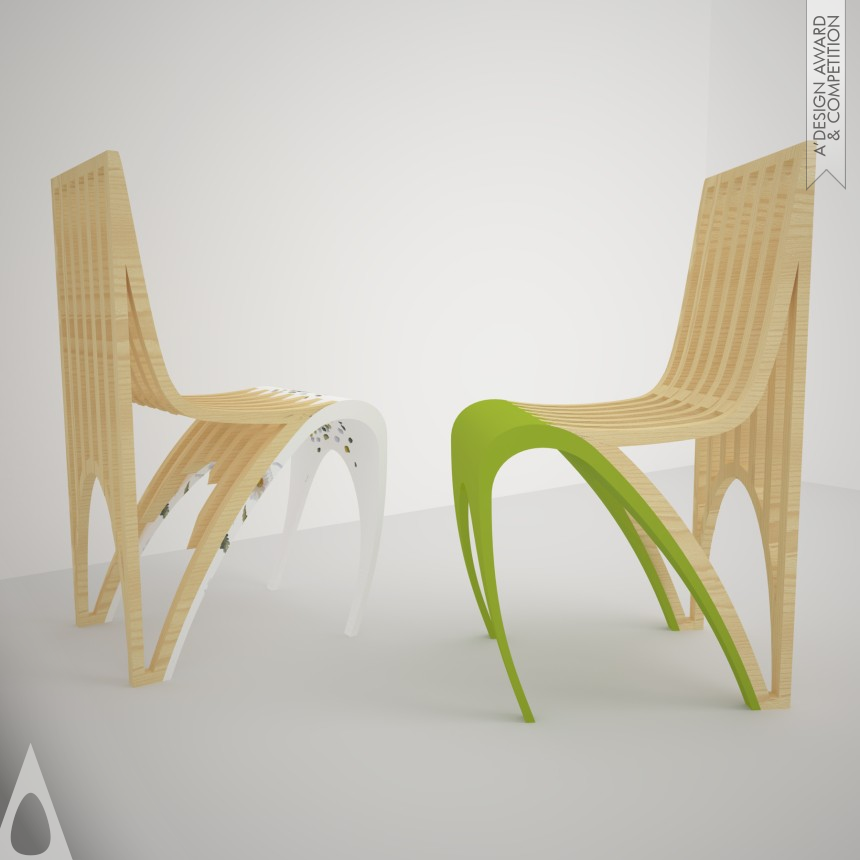 Iron Furniture Design Award Winner 2012 Two in One Chair 