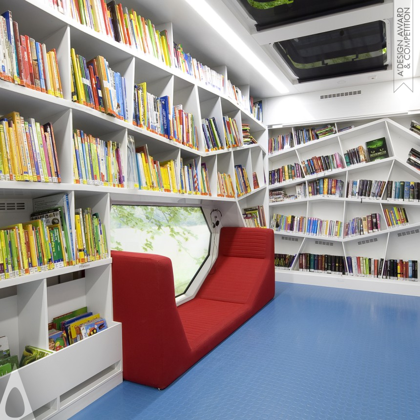 Robi Rolling Library - Silver Interior Space and Exhibition Design Award Winner