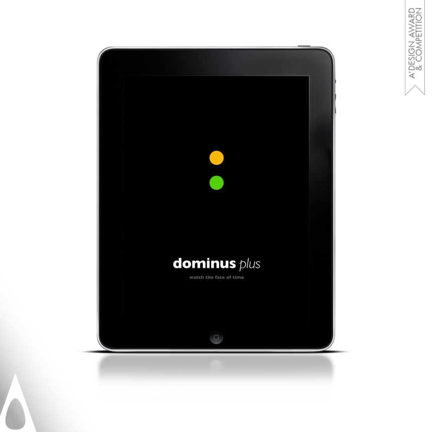 Silver Interface, Interaction and User Experience Design Award Winner 2012 Dominus plus Clock application. 