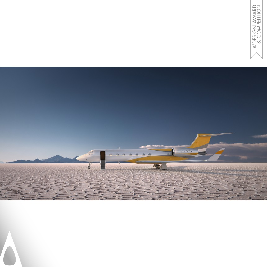 Gulfstream G550 Visions edition - Silver Vehicle, Mobility and Transportation Design Award Winner