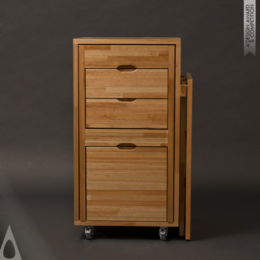 Golden Furniture Design Award Winner 2012 Ludovico Office Drawer, Chair & Desk Combo 