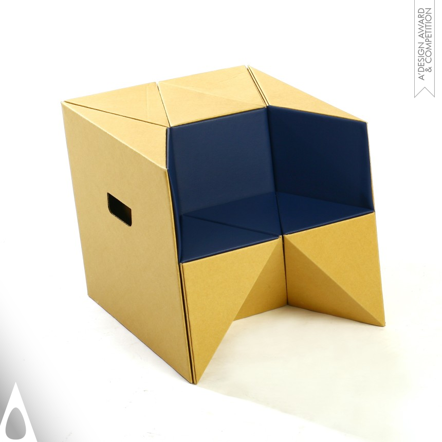 Golden Furniture Design Award Winner 2012 S-Cube Stool, child chair, and step 