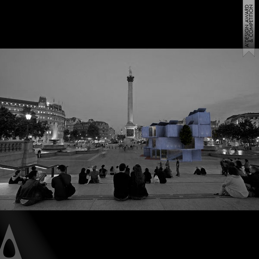 Temporary Information Pavilion designed by Yu-Ngok Lo