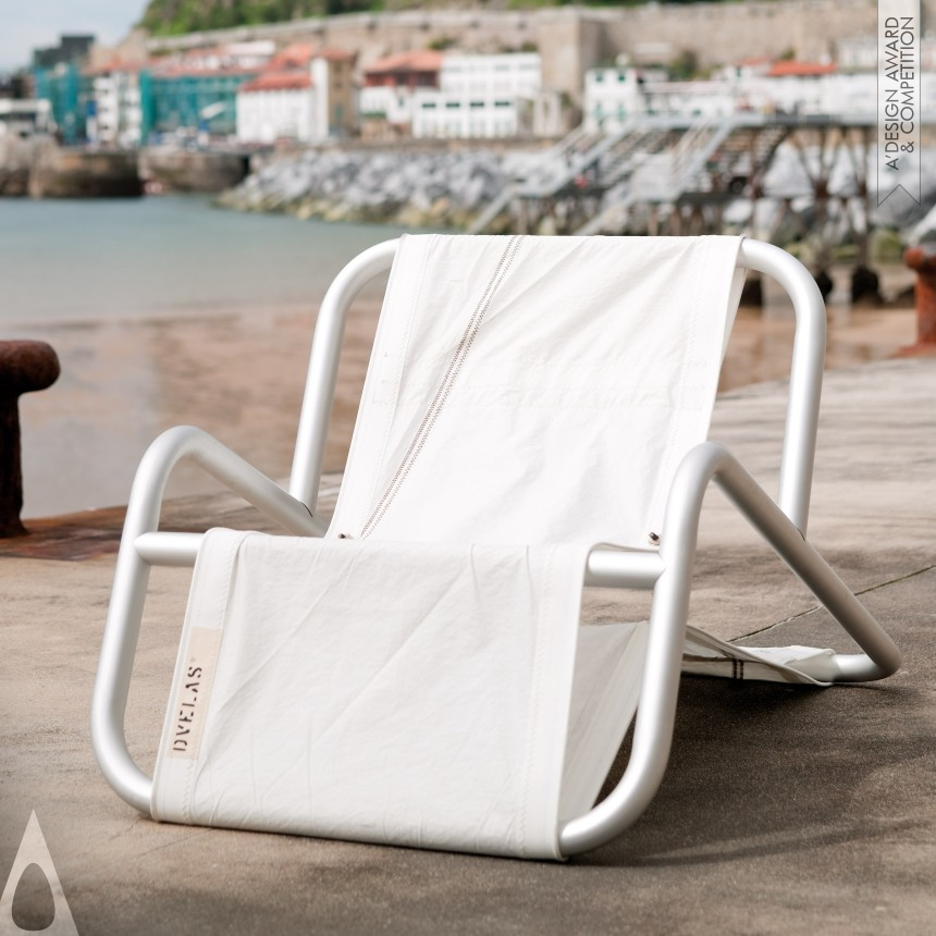 ENRIQUE KAHLE OLASO's DVELAS COLLECTION Upcycled sail cloth for contemporary furniture