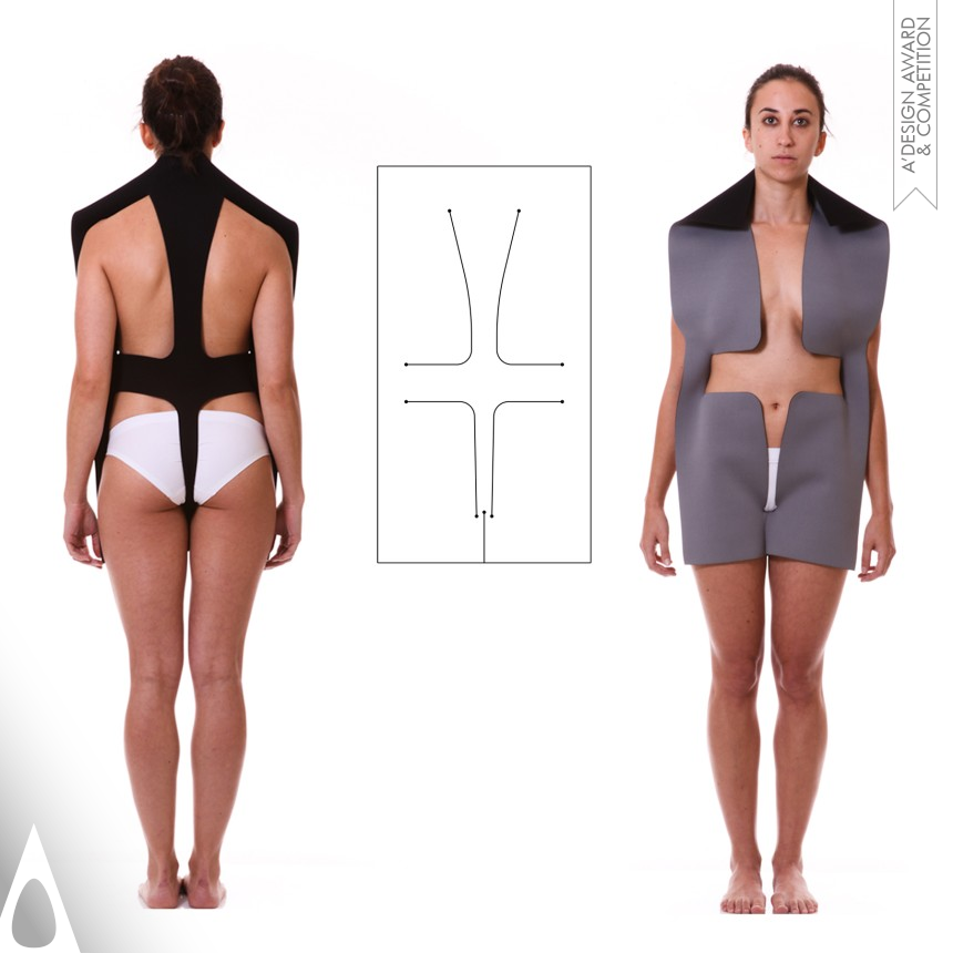 Iron Fashion, Apparel and Garment Design Award Winner 2012 The non seam form 1.0 - body as joint Clothing 