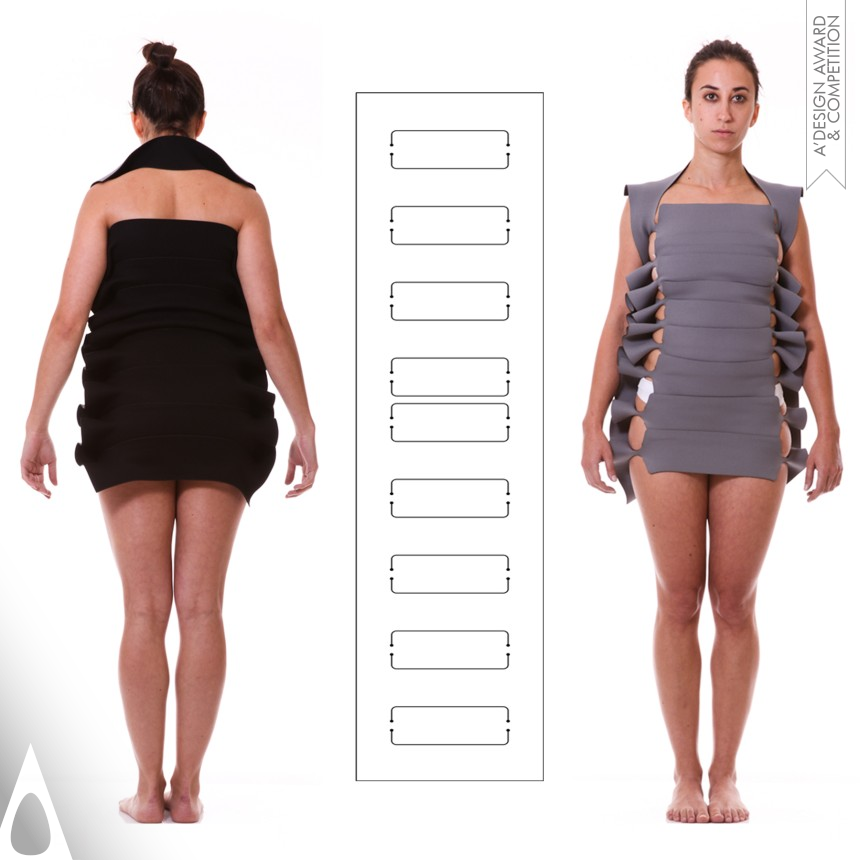 Yitzhak Abecassis's The non seam form 1.0 - body as joint Clothing