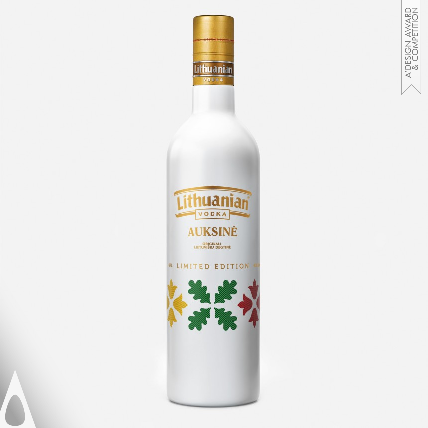 Lithuanian Vodka Gold Limited Edition - Golden Packaging Design Award Winner