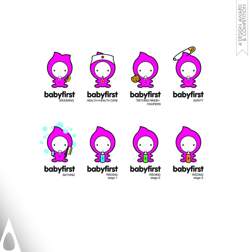 Iron Graphics, Illustration and Visual Communication Design Award Winner 2012 Babyfirst Brand Identity, Branding Strategies 