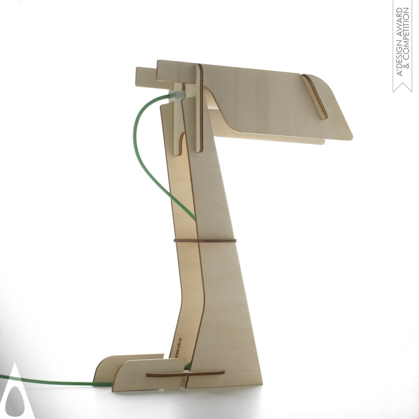 Iron Lighting Products and Fixtures Design Award Winner 2012 Zeta Table Lamp 