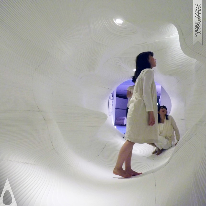 Ryumei Fujiki and Yukiko Sato's Artificial Topography Installation