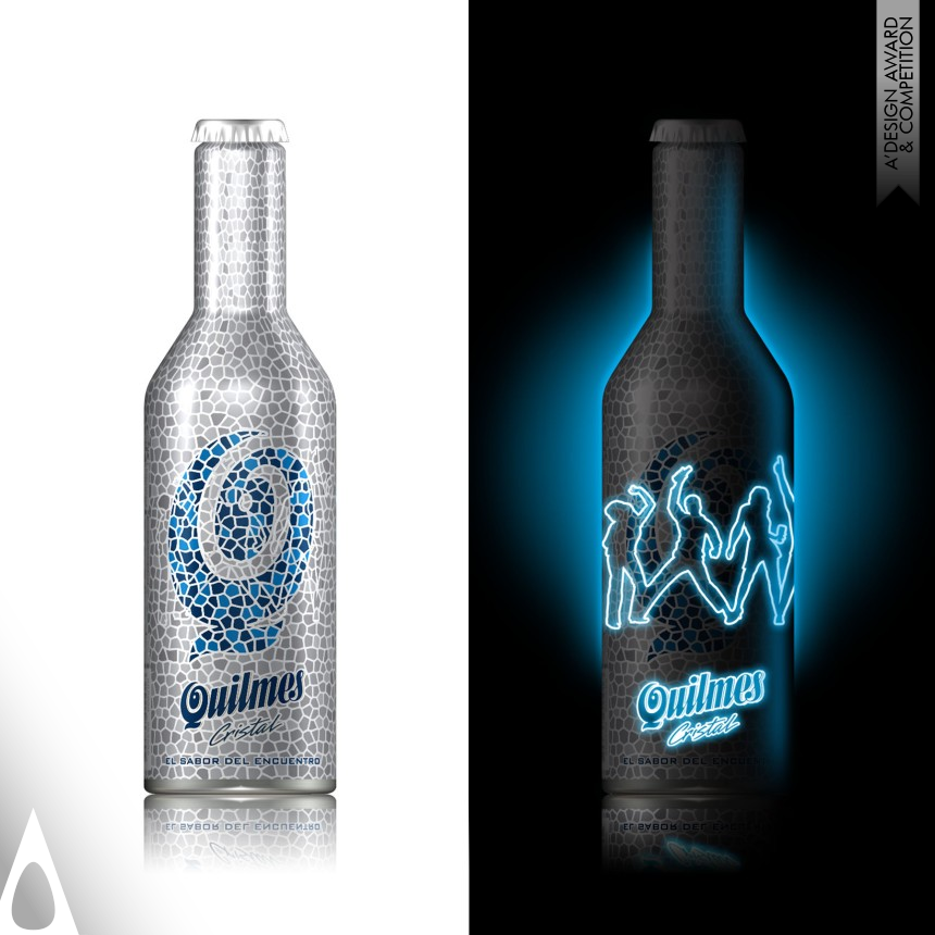 Golden Packaging Design Award Winner 2012 Quilmes Metal Bottle Beer packaging design 