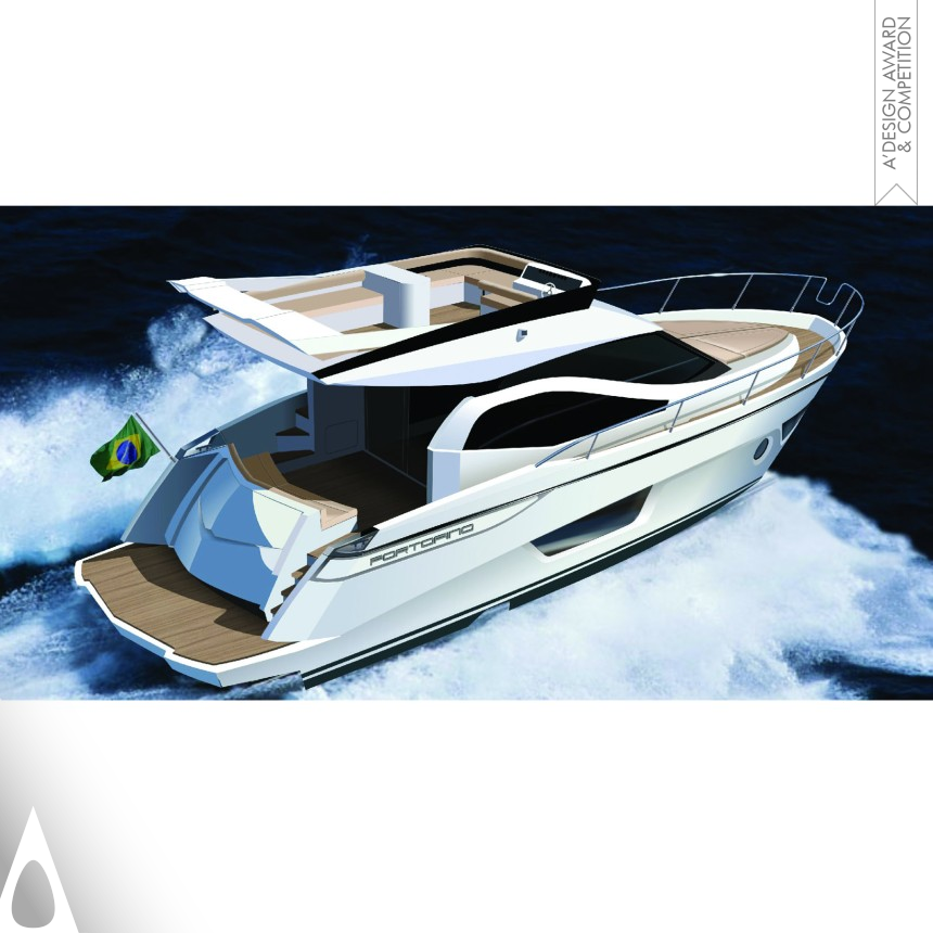 Silver Yacht and Marine Vessels Design Award Winner 2012 Portofino Fly 35 Yacht 