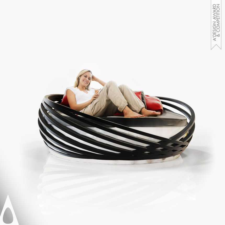 Platinum Furniture Design Award Winner 2012 Fluens  Loveseat 