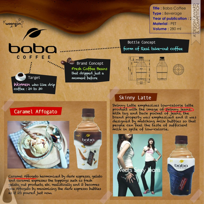 Baba Coffee - Silver Packaging Design Award Winner