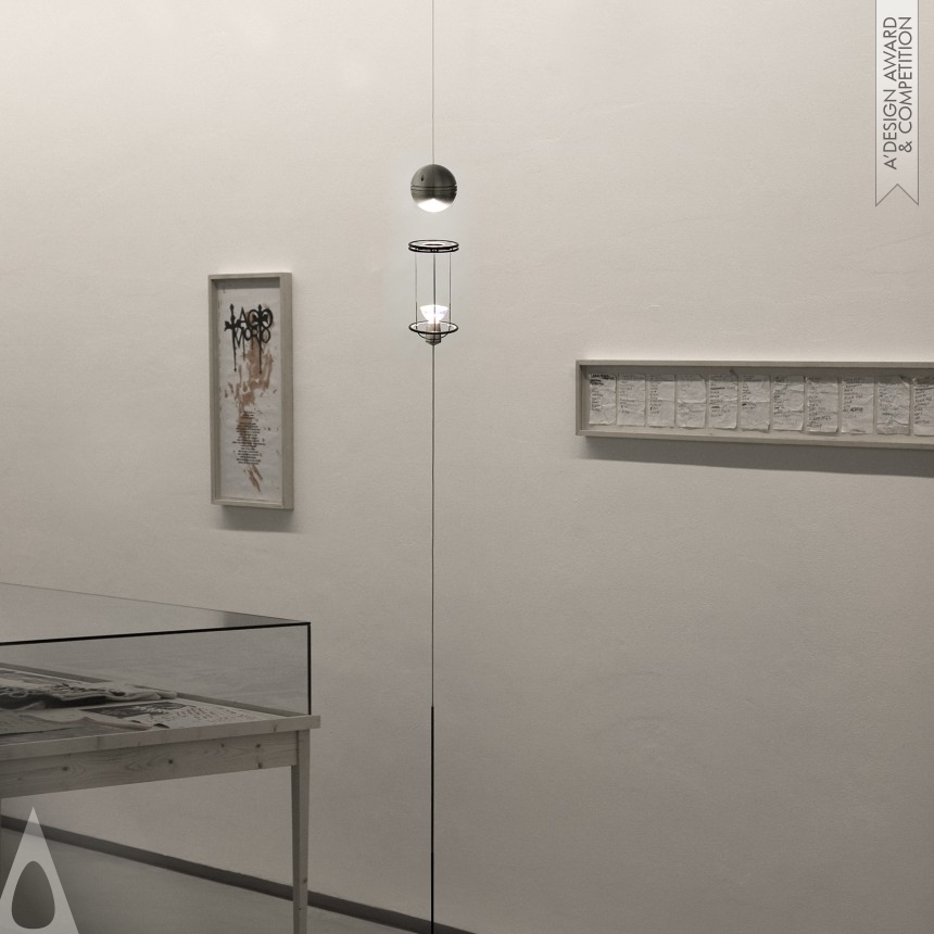 Platinum Lighting Products and Fixtures Design Award Winner 2012 Teslight Floating magnetic lamp 