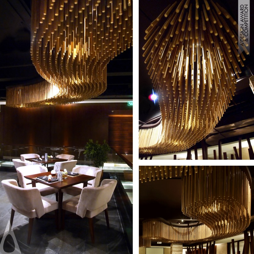 Golden Interior Space and Exhibition Design Award Winner 2014 TAKEMOTO Japanese Restaurant  