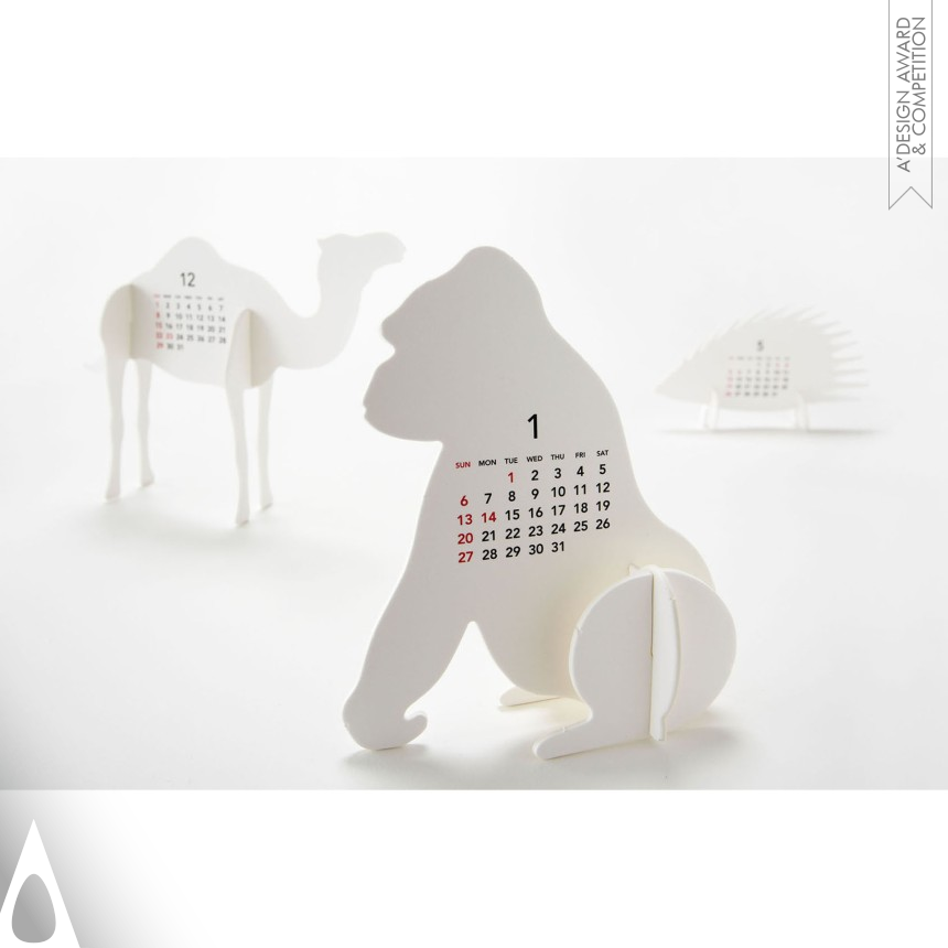 calendar 2013 “ZOO” designed by Katsumi Tamura