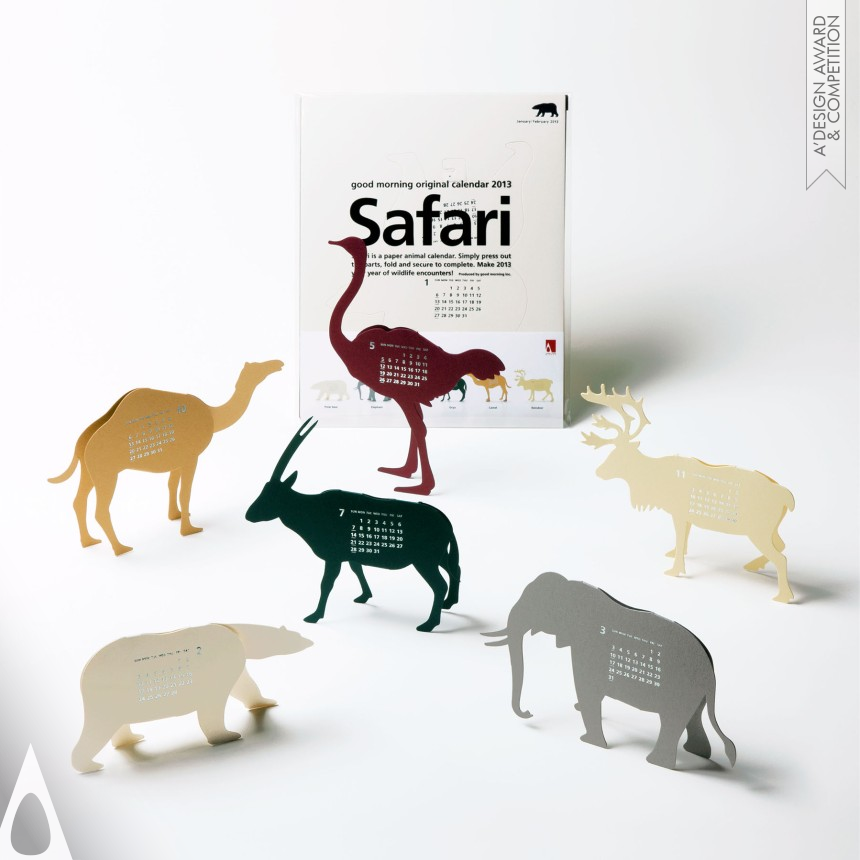 Katsumi Tamura calendar 2013 “Safari”