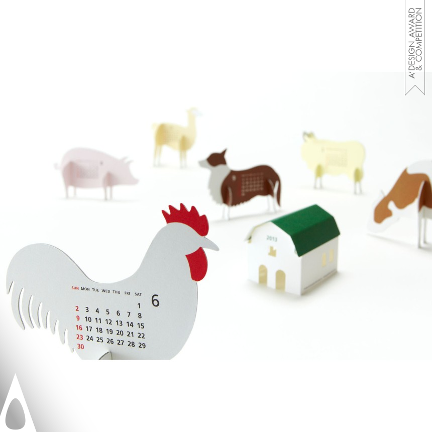 Calendar 2013 “Farm” designed by Katsumi Tamura