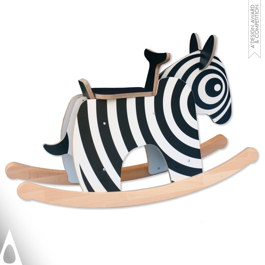 Golden Toys, Games and Hobby Products Design Award Winner 2013 Rocking Zebra Toy 