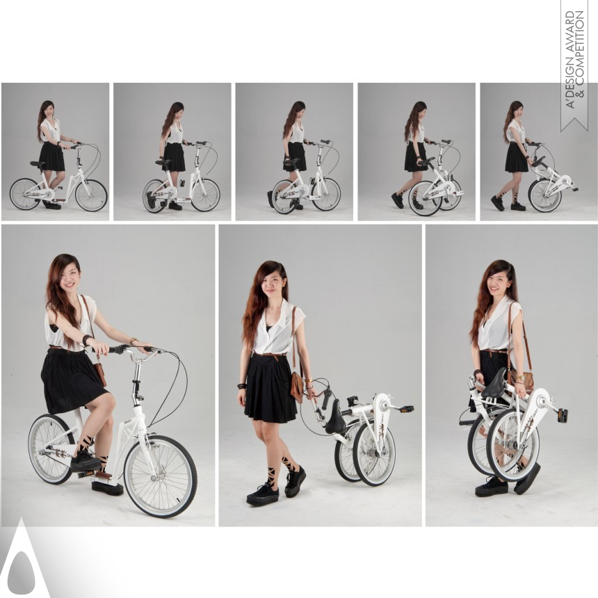 Slider Folding Bike designed by HAOTING Technology Co., LTD.