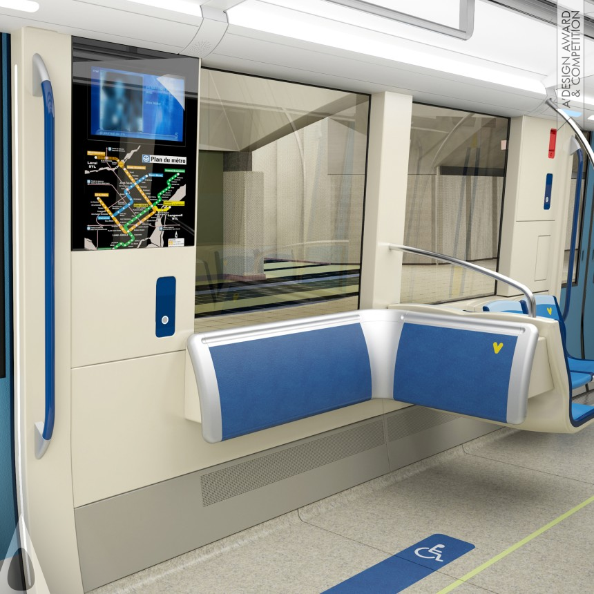 Azur: Montreal Metro Cars - Iron Vehicle, Mobility and Transportation Design Award Winner