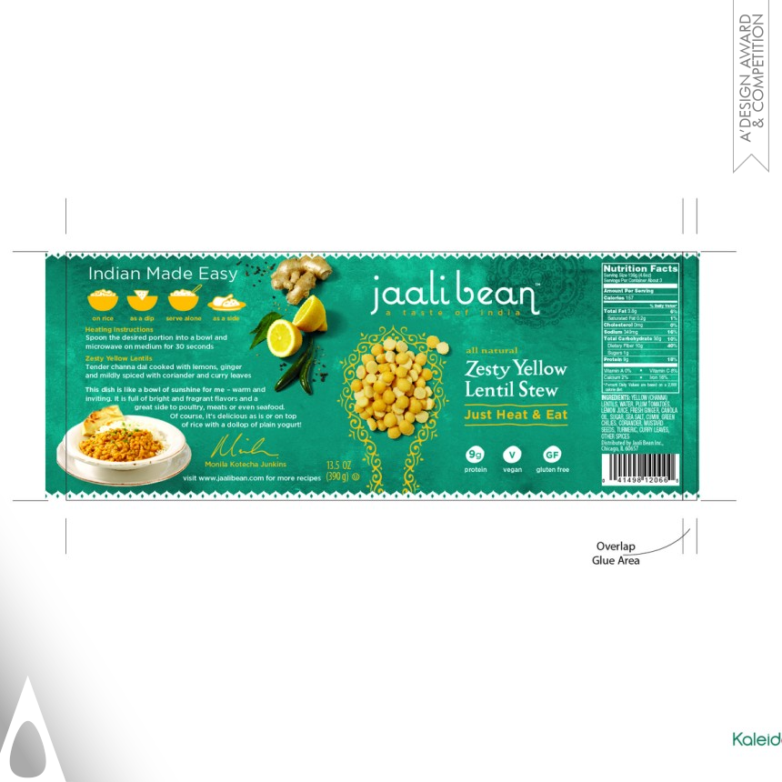 Jaali Bean designed by Steve Todesco