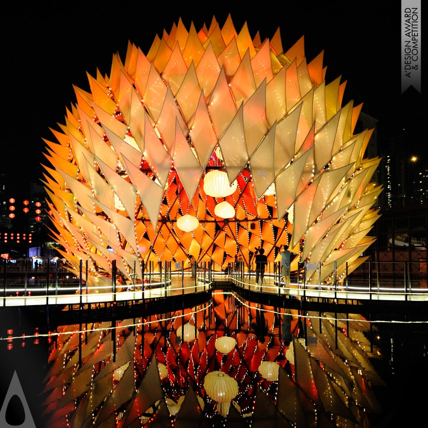 Golden Moon designed by Laboratory for Explorative Architecture & Design Ltd. (LEAD)